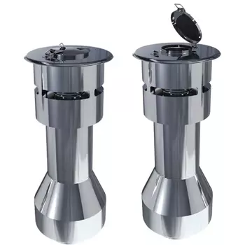 TERMINAL VERTICAL INOX H45cm Diam100/150 - Grand Modèle - CTIV080PGI - PGI TERMINAL VERTICAL INOX H45cm Diam100/150 - Grand Modèle - CTIV080PGI - PGI